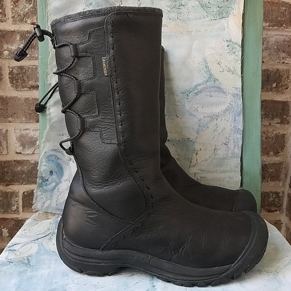 keen zip up boots